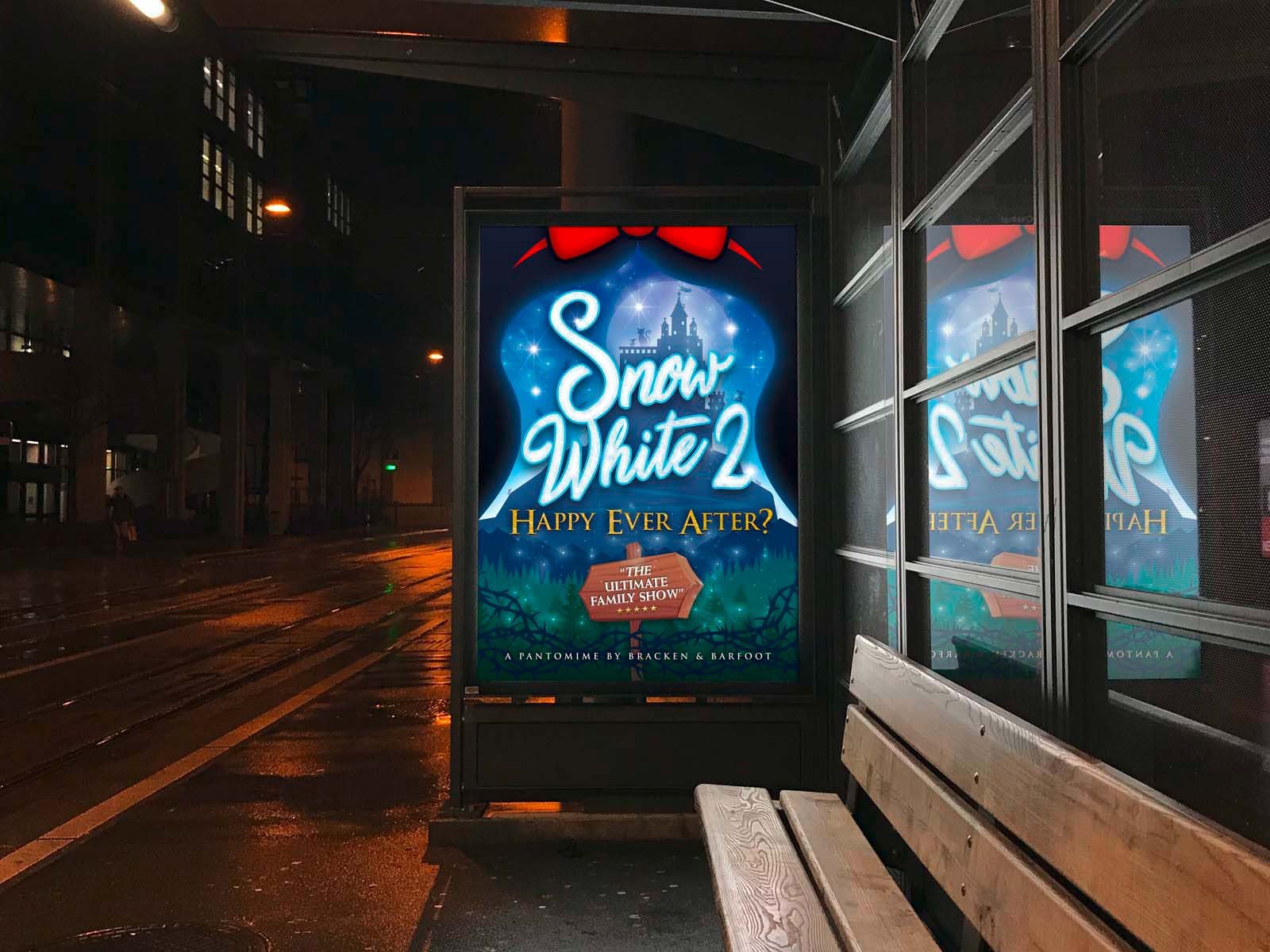 snow white 2 backlit poster