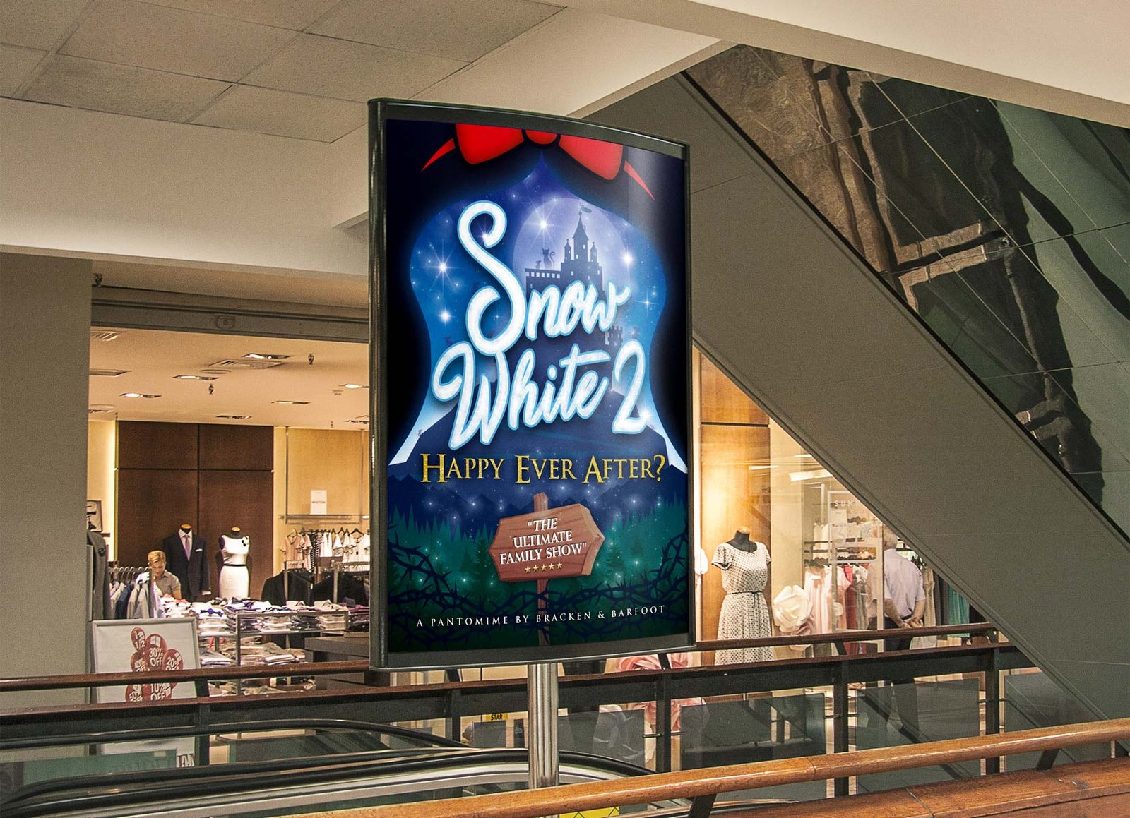 snow white 2 mall poster